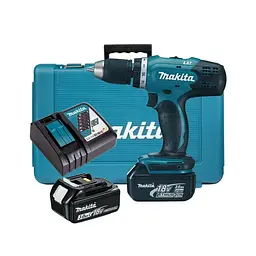 Шурупокрут-дриль акумуляторний Makita DDF453RFE 18B 2х3 А/год 42 Нм 0-400·0-1300 об/хв кейс 1.8 кг - мініатюра 4