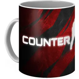 Кухоль GeekLand CS:GO Counter-Strike КС:ГО Контр Страйк глобальний наступ CP 03.431 330 мл білий - мініатюра 2