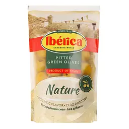 Оливки без кісточки Iberica в пакетех 175  г. 12 шт