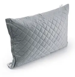 Чохол на подушку Руно 50х70 VeLour "Dark Grey ромб" (382.55_Dark Grey ромб) - мініатюра 1