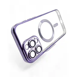 Чохол-накладка BeCover TPU Chrome Case (MagSafe) для Apple iPhone 16 Pro Purple (712084) - мініатюра 3
