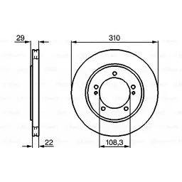 Гальмівний диск Bosch 0 986 478 839 - мініатюра 5