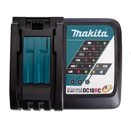 Пристрій для зарядки акумуляторів Makita LXT DC18RC (630718-5) - мініатюра 3