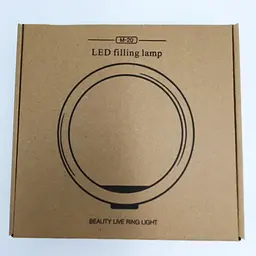 Кільцева LED лампа 20 см 10W з тримачем для телефону селфі кільце блогера 3 режими свічення - мініатюра 7