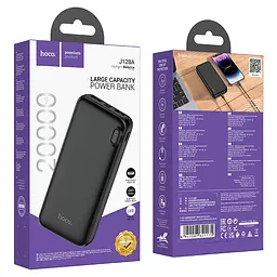 Зовнішній акумулятор HOCO J128A Powerful power bank(20000mAh) Black (6942007621175) - мініатюра 2