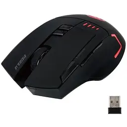Комп'ютерна миша Marvo M720W бездротова безшумна 6colors-LED 8 кнопок Fast Key 4800 dpi Black - мініатюра 3