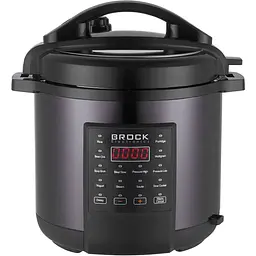 Мультиварка Brock PMC 1706 скороварка 1000Вт 6л 12 програм сенсорне керування сіра