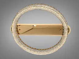 Пристельова LED-люстра Diasha MX6027/600S-gold для кухні, спальні та вітальні, Gold, пульт, 112 W, 62*66 см, 10-20m2 - мініатюра 2