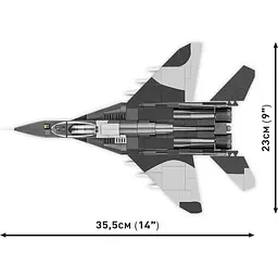 Конструктор Cobi Літак МіГ-29 UA/PL Fulcrum 550 деталей (COBI-5840) - мініатюра 6
