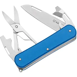 Ніж багатофункціональний Fox Vulpis Aluminium Blue. 4 інструменти
