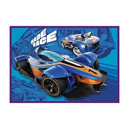 Пазл Trefl Hot Wheels Гоновчний автомобіль 4х 250 елементів (5900511133127) - мініатюра 2