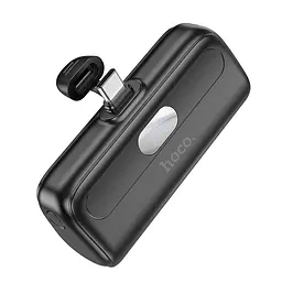 Акумулятор кишеньковий Hoco J116 5000 mah type-c портативний юсб-с міні чорний