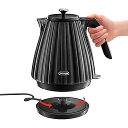 Електрочайник DeLonghi Ballerina KBD 2001 BK [120074] - мініатюра 4