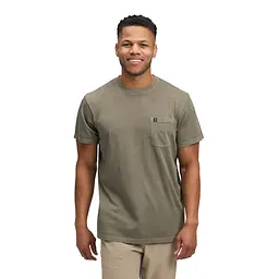 Футболка чоловіча Black Diamond M Diamond Patch SS Pocket Tee L Сірий