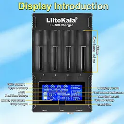 Зарядний пристрій LiitoKala Lii-700 - мініатюра 5