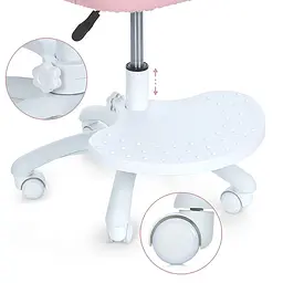 Дитяче крісло Bambi M 6056-8 з підлокітником і підніжкою рожеве (RLT48541) - мініатюра 5