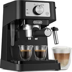 Кавоварка ріжкова DELONGHI Stilosa EC260.BK Чорний UA - мініатюра 4
