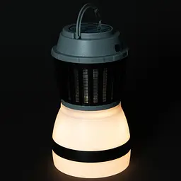 Ліхтар-знищувач комах Bo-Camp Atom WP Rechargeable 200 Lumen Сірий/Чорний - мініатюра 8