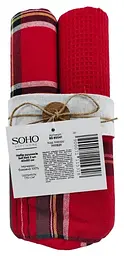 Набір рушників Soho 40x60см Sell Red 2 шт pbe0050667 - мініатюра 5