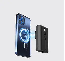 Бездротовий магнітний зарядний пристрій CoolReall 5200 mah Mobile & Watch & Extra Cell Phone - мініатюра 4