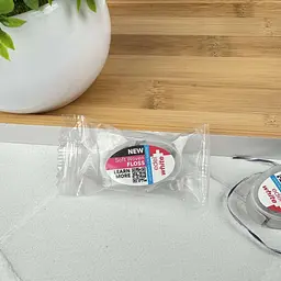 Зубна нитка-флос Edel White м'яка (смак кориці та м'яти), 5 м