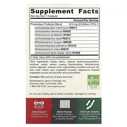 Пробіотики та пребіотики Jarro-Dophilus EPS 25 Billion CFU 30 рослинних капсул Jarrow Formulas vit0005071 - мініатюра 2