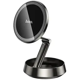 Автоутримувач H83 Metal ring magnetic (center console) Metal grey Hoco teh0029281 - мініатюра 1