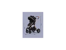 Коляска універсальна 3 в 1 Kidilo H2D Khaki Beige - мініатюра 4