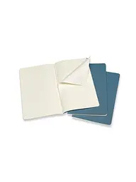 Записник Moleskine Cahier середній, Нелінований Жвавий Блакитний (CH018B44) - мініатюра 3