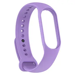 Силіконовий ремінець для фітнес браслетів Xiaomi Mi Band 5/6/7, Silicone, lavender, зі зручною застібкою, на фітнес трекер та смарт годинник, ArmorStandart (ARM65666)