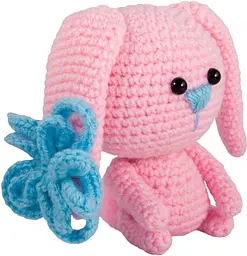 Набір для творчості Умняшка В'язання гачком, Зайчик (ВК-001) - мініатюра 2