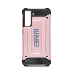 Чехол для Samsung Galaxy S21 FE 5G (G990), Panzer, розовый, противоударный, бронированный, милитари, панель-накладка, защита всего корпуса, защита дисплея и камеры, термополиуретан (TPU) + поликарбонат (PC), ArmorStandart (ARM71470)