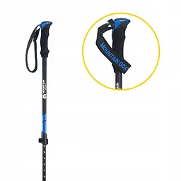 Трекінгові палиці Mountain Goat Peak+ 60-135 см MG0005 Black/Blue (P-5907739318268) - мініатюра 4