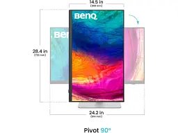 Монітор BenQ PD2730S (9H.LN7LA.TBE) - мініатюра 3