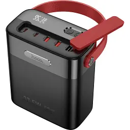 Зовнішній акумулятор Hoco J143 Title 80000mAh 22.5W Black [125415] - мініатюра 2