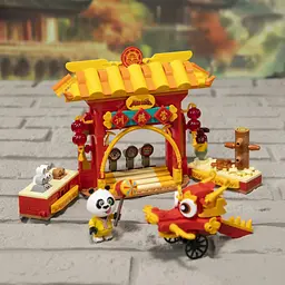 Конструктор Pantasy Kungfu Panda - Тренувальний табір (86515) - мініатюра 2