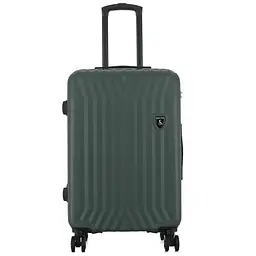 Валіза середня Semi Line T5986-4 ABS-пластик 24 дюйми 69 л Зелений - мініатюра 2
