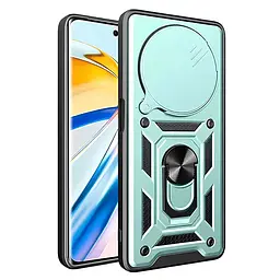 Чохол Ummi Camshield Serge Ring для Xiaomi Redmi Note 14 Pro+ Зелений / Green - мініатюра 2