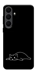 TPU чехол Demsky Lazy cat для Samsung Galaxy S25 FE