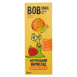 Натуральний мармелад Bob Snail Яблуко-Манго-Гарбуз-Чіа 27 г