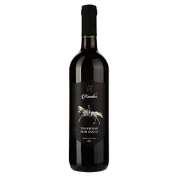 Вино Kavalier Rosso Senza Semi Sweet, червоне, напівсолодке, 0,75 л