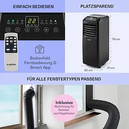 Мобільний кондиціонер Klarstein Pure Blizzard Smart (10035808) - мініатюра 6