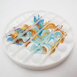 Сенсорна іграшка антистрес силіконова нескінченна пухирка попит UKC Pop It Fidget поні коло білий - мініатюра 2