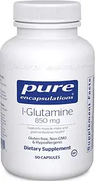 Амінокислота L-глутамін Pure Encapsulations L-Glutamine 850 мг 90 капс