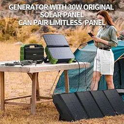 Портативна електростанція Browey Solar Panel 22W PN-600 євро версія 600W - мініатюра 5