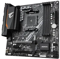 Материнська плата Gigabyte B550M Aorus Elite (B550M AORUS ELITE) (Socket AM4, AMD B550, Micro-ATX) - мініатюра 2