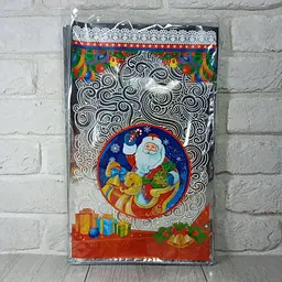 Новорічна упаковка для цукерок та подарунків (25x40) №25 "Новий Дід Мороз на санях" (100 шт) - мініатюра 4