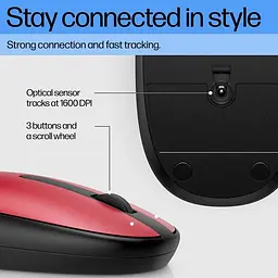 Миша HP 240 Red (43N05AA) [160323] - мініатюра 7