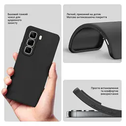 Чохол до мобільного телефона BeCover Infinix Hot 50 Pro (X6881) Black (712740) - мініатюра 5