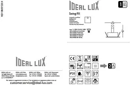 Точковий світильник Ideal Lux SWING FI1 BIANCO (083179) - мініатюра 3